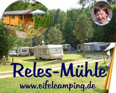 Eifelcamping Reles-Mühle - Mietcaravans, Bungalows, Stellplätze