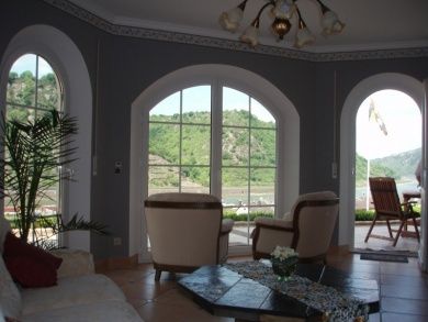 Ferienhaus Burgenblick am Oberen Mittelrheintal - Panoramablick