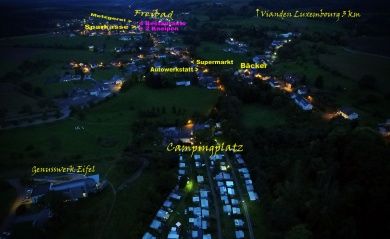 Eifelcamping Reles-Mühle - Mietcaravans, Bungalows, Stellplätze