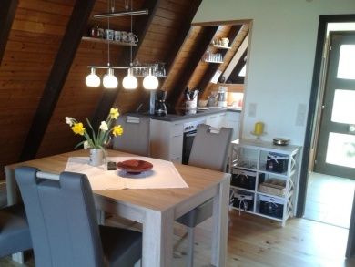 Eifeler Finnhaus, am Waldrand, allein stehend, mit Sauna Haus