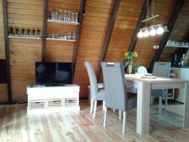 Eifeler Finnhaus, am Waldrand, allein stehend, mit Sauna Haus
