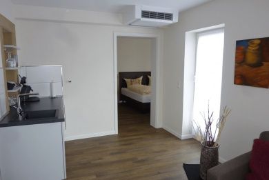 Weinhotel Stadtmühle beim Weingut Schauß