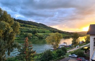 Blick vom Balkon