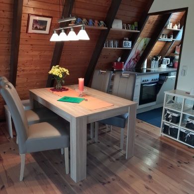 Eifeler Finnhaus, am Waldrand, allein stehend, mit Sauna Haus