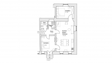 Ferienwohnung Zum Hof im Herrenhaus Burg Vlatten