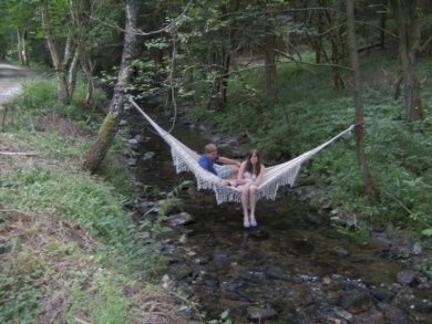 Outdoorcampingplatz Massingsmühle im Hunsrueck mit Bauernhofbesichtigung