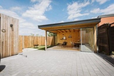 Modernes Tiny House Vita am Weingut