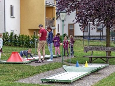 Minigolfanlage am Gasthaus Altes Backhaus